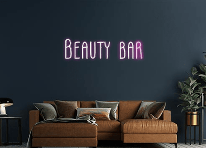 Design Your Own Sign Beauty bar