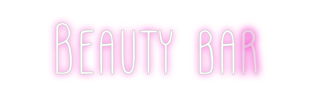Design Your Own Sign Beauty bar