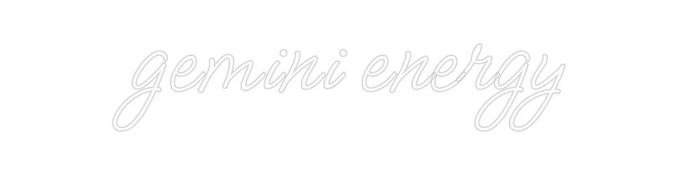 Design Your Own Sign gemini energy