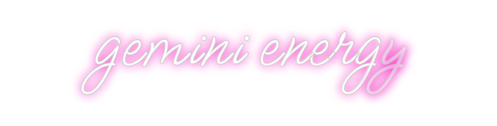 Design Your Own Sign gemini energy