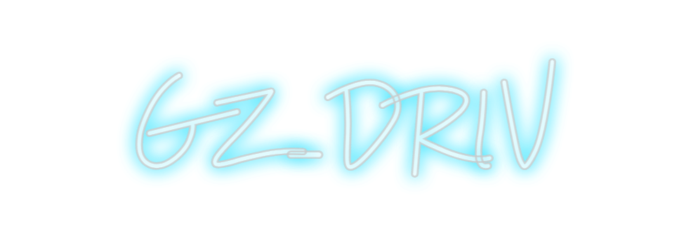 Design Your Own Sign GZ_DRIV