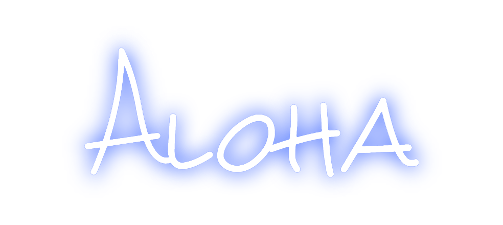 Design Your Own Sign Aloha