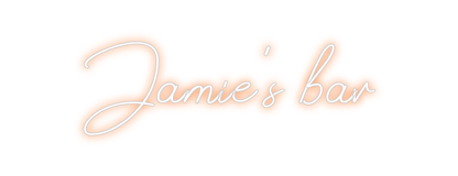 Design Your Own Sign Jamie's bar