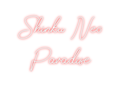 Design Your Own Sign Shinku Neo
Pa...