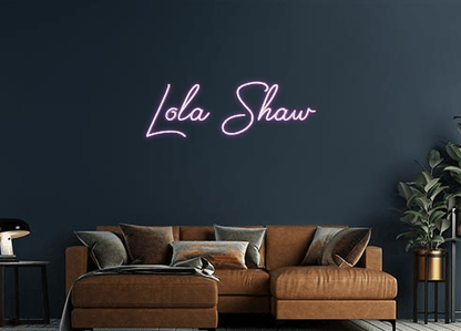 Design Your Own Sign Lola Shaw