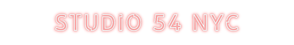 Design Your Own Sign STUDIO 54 NYC