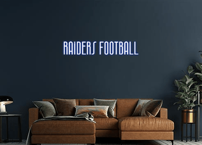 Design Your Own Sign Raiders Footb...