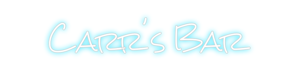 Design Your Own Sign Carr's Bar