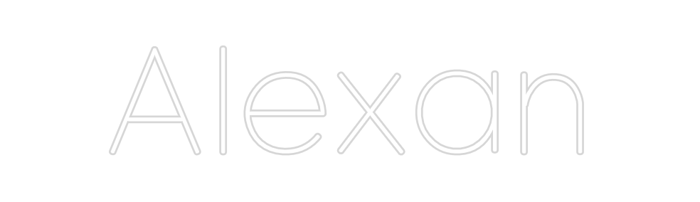 Design Your Own Sign Alexan