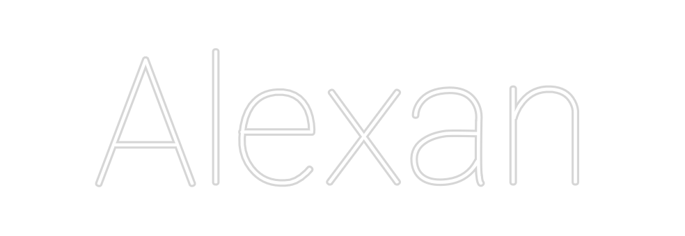 Design Your Own Sign Alexan