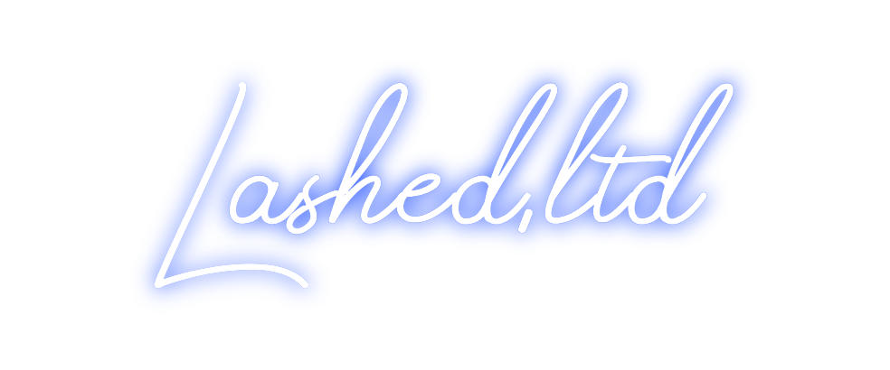 Design Your Own Sign Lashed.ltd